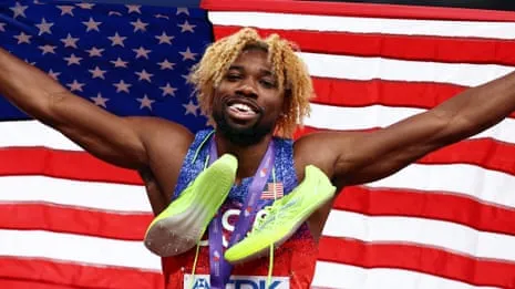 Noah Lyles Pledges to Surpass Bolt's Trophy Haul Following 4th 200m Gold Medal