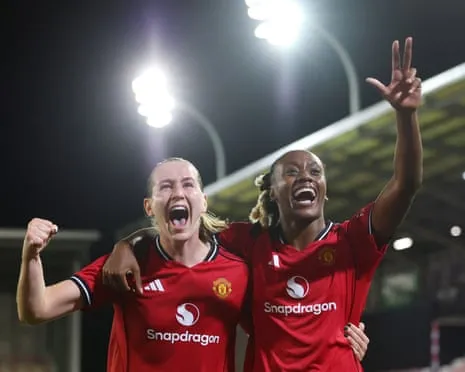 E. Terland's Treble Sends United Through to Women's Champions League Main Draw