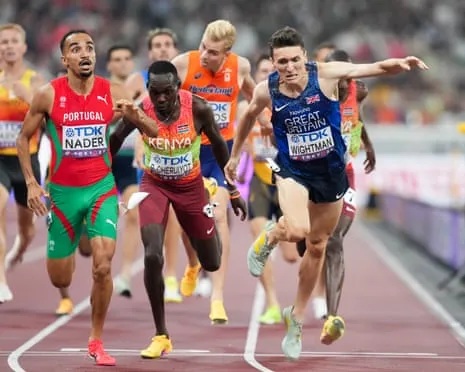 Britain's Wightman Narrowly Misses Gold as Portuguese Isaac Nader Claims Surprise 1500m Win