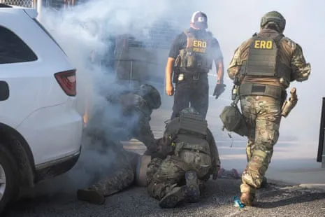 Federal Law Enforcement Use Chemical Irritants and Pepper Balls to Break Up Illinois ICE Demonstration