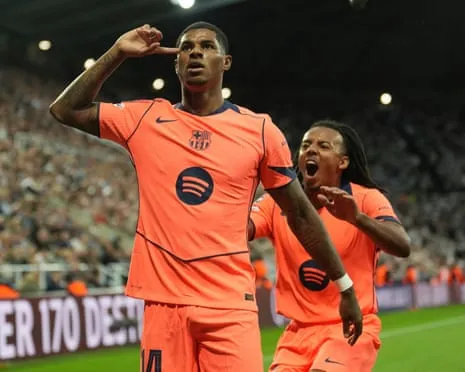 Striker spoils the Magpies' important evening and insists: ‘I’m evolving at Barça’