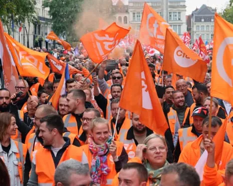 France-Wide Walkout Movement Sees Vast Numbers Marching Throughout France